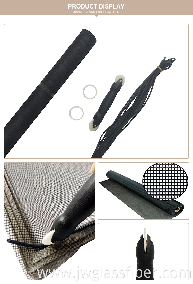 DIY window and door screen repair kit,PVC coated fiberglass insect screen